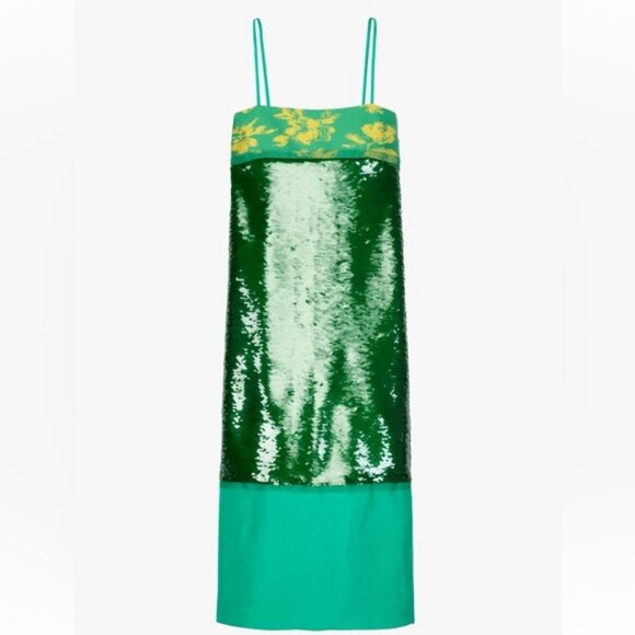 ZARA MIXED SEQUIN DRESS LIMITED EDITION - Picture 2 of 3